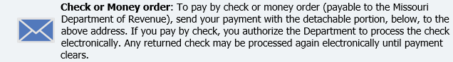 Check or Money order